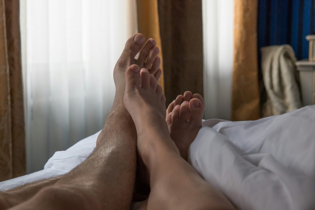 Couple in the bed
